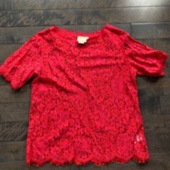 Anthropologie Vanessa Virginia Lace Top Elysian - Picture 3 of 4